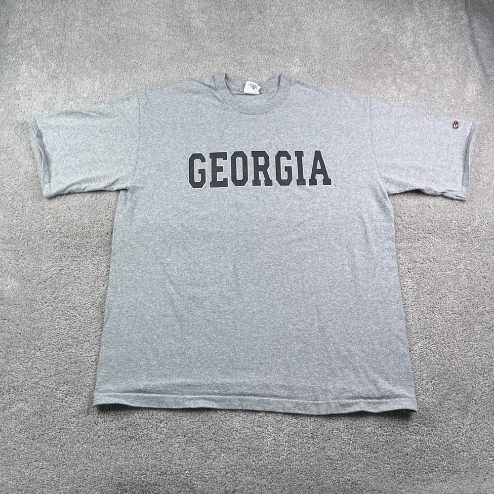 Vintage Georgia‎ Bulldogs Shirt Mens XL Grey Cotton Exchange Single Stitch